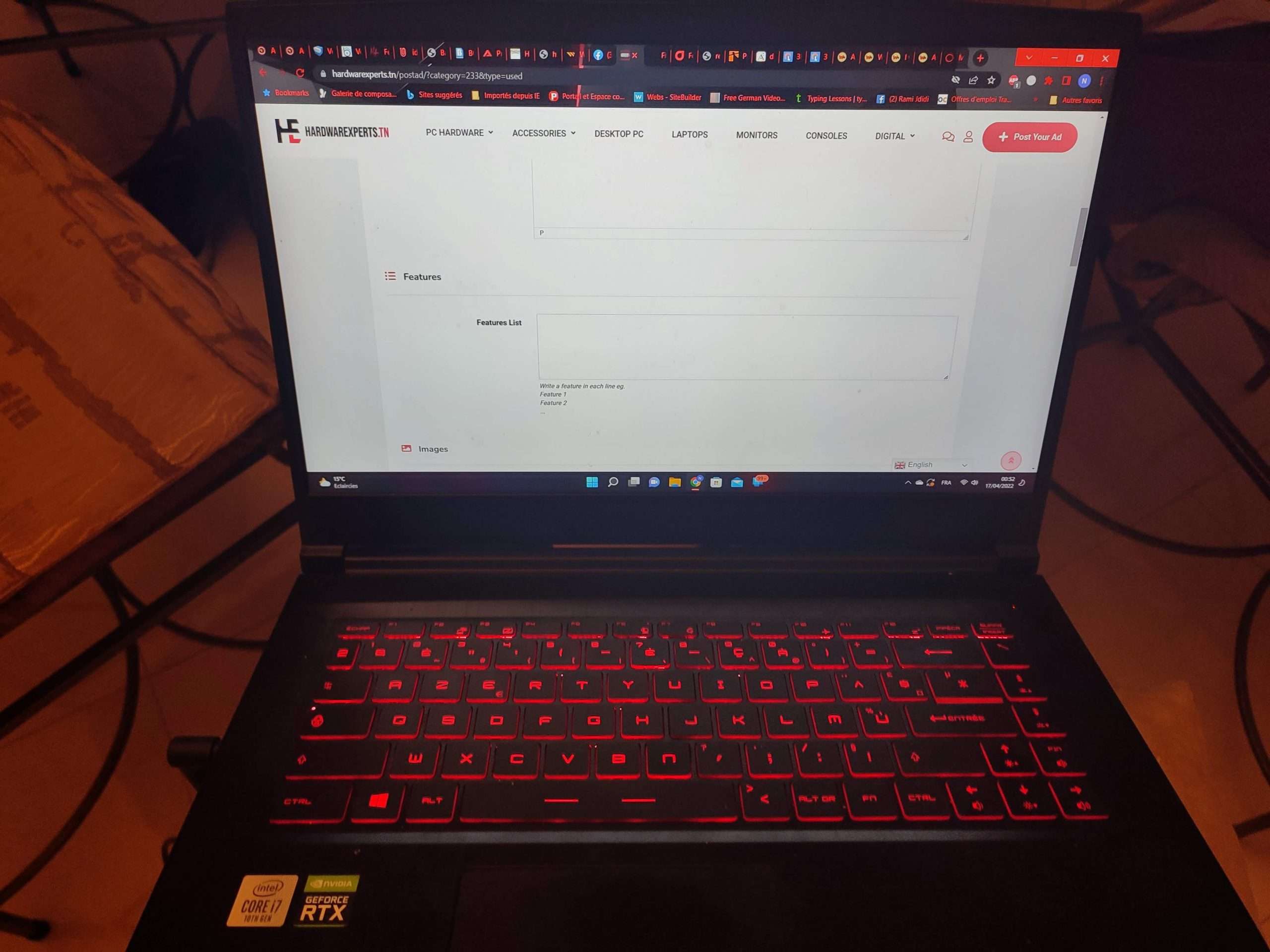 MSI GF65 Thin, PC portable gamer i7 10é Gén 16 Go 512 Go SSD, RTX 2060-6GB